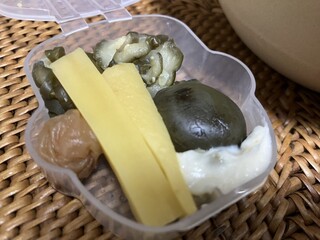 峠の釜めし おぎのや - 漬物
