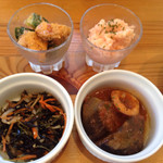 欧風カレー工房チロル - きゅうり・明太ポテト・ひじき・ナス