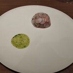 ラチュレ - 前菜１（ブリをつかった一品）