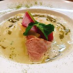 銀座 篝 鎌倉店 - 宇治抹茶鶏白湯Soba