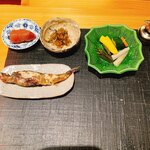 御料理 まつ山 - ご飯の付け合せ