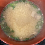 帯広熟成豚丼 北花亭 - ミニ豚汁