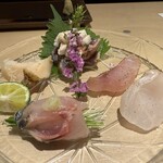 寿し処黒杉 心貫 - 【 お造り5種 】