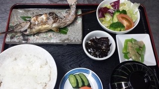 ゆうすげ - 岩魚の塩焼き定食