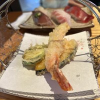 Japanese Restaurant KINZA - 天せいろ蕎麦の天ぷら