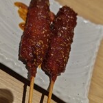 大名古屋酒場喰海 - 味噌かつの串 微妙〜