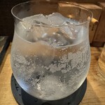 鳥重 - 泡盛　じょうご　ソーダ割り