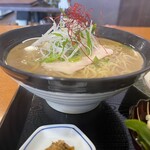 縁慈 - 鶏塩麺としらすいなり寿司