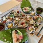 間借り食堂のら - 6月のランチ　¥1,800-