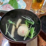 民宿 涌蓋 - 魂抜かれるぐらい安心する味付けの吸い物。