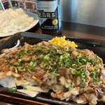 いきなりステーキ - 炙りカルビＷライス スープ サラダ付き