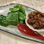 旬菜和味 - 肉味噌ピーマン