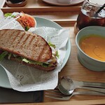 THE SOUP - 塩レモンチキンのセット（キャロット＆サツマイモのスープ）