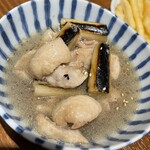 酒とツマミ ちゅんま - 鴨三角と焼き葱