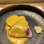 鮨処 凜 - 鰹の黄身醤油