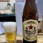 特撰ひやむぎ きわだち - 瓶ビール（赤星）