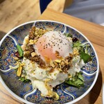 土佐わら焼き 龍神丸 - 温玉ポテサラ