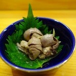 寿司光 - 穴子の肝（お通し）