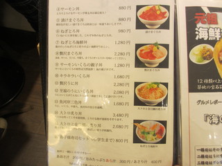 Tsukiji Hare no Hi Karuizawa Ten - メニュー