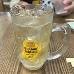 おかもと鮮魚店  - 角ハイボール