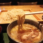 そば処 角弥 - かも汁