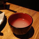 そば処 角弥 - 蕎麦湯