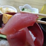 金＆銀 - 日替わり（まぐろ丼）珈琲付き　700円