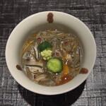 新ばし 星野 - 鮑　蓴菜