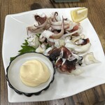 おかもと鮮魚店  - 下足焼き