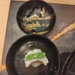 銀座 よし澤 - お椀は、アイナメとカブ