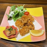 花門 - あんこう竜田揚げ　あん肝煮付
