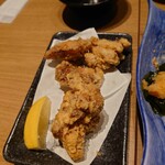 北海道バル 海 グランスタ八重洲店 - ザンギ