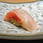 秋葉原 鮨 上村 - 一ノ鮨～金目鯛～
