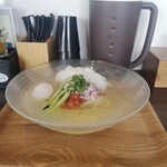 鶏×麦 らら - ジャ〜ン！！「冷製貝出汁拉麺」＋味玉！！