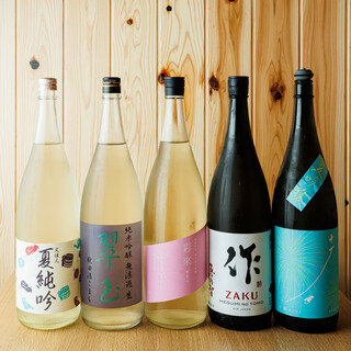 各地の旨い日本酒を厳選！