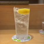 東麻布 天本 - レモンサワー