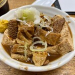 大衆酒場 増やま - 重ね(肉豆腐&煮込み)¥500