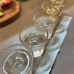サンテボーノ花房 - 自家製ジン飲み比べ