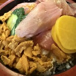 羽黒寿司 - 価値あるウニまぐろ丼