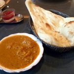 インド料理 ショナ・ルパ - Ｂランチのカレーとナン