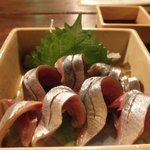 郷土料理 炉ばた 俺ん家 - サンマ刺身