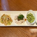 富錦樹台菜香檳 - 前菜3種盛り合わせ