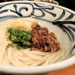 うどん茶屋 志道 - 肉ぶっかけ冷