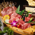 東京焼肉 平城苑 - 神戸ビーフ船盛「奏」2名様