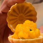 銀座 しのはら - フォアグラ最中