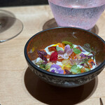 ESPRIT C. KEI GINZA - ワッフルにかけるソース