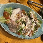 天婦羅酒菜 蒼天 - シーザーサラダ 3人前の量