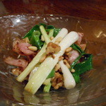 Chinchi kurin - 九条ネギとベーコン炒め