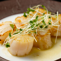  ホタテの鉄板焼き