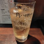 にいがたや 分店 - ちょい飲み手帖セット（1100円）のハイボール